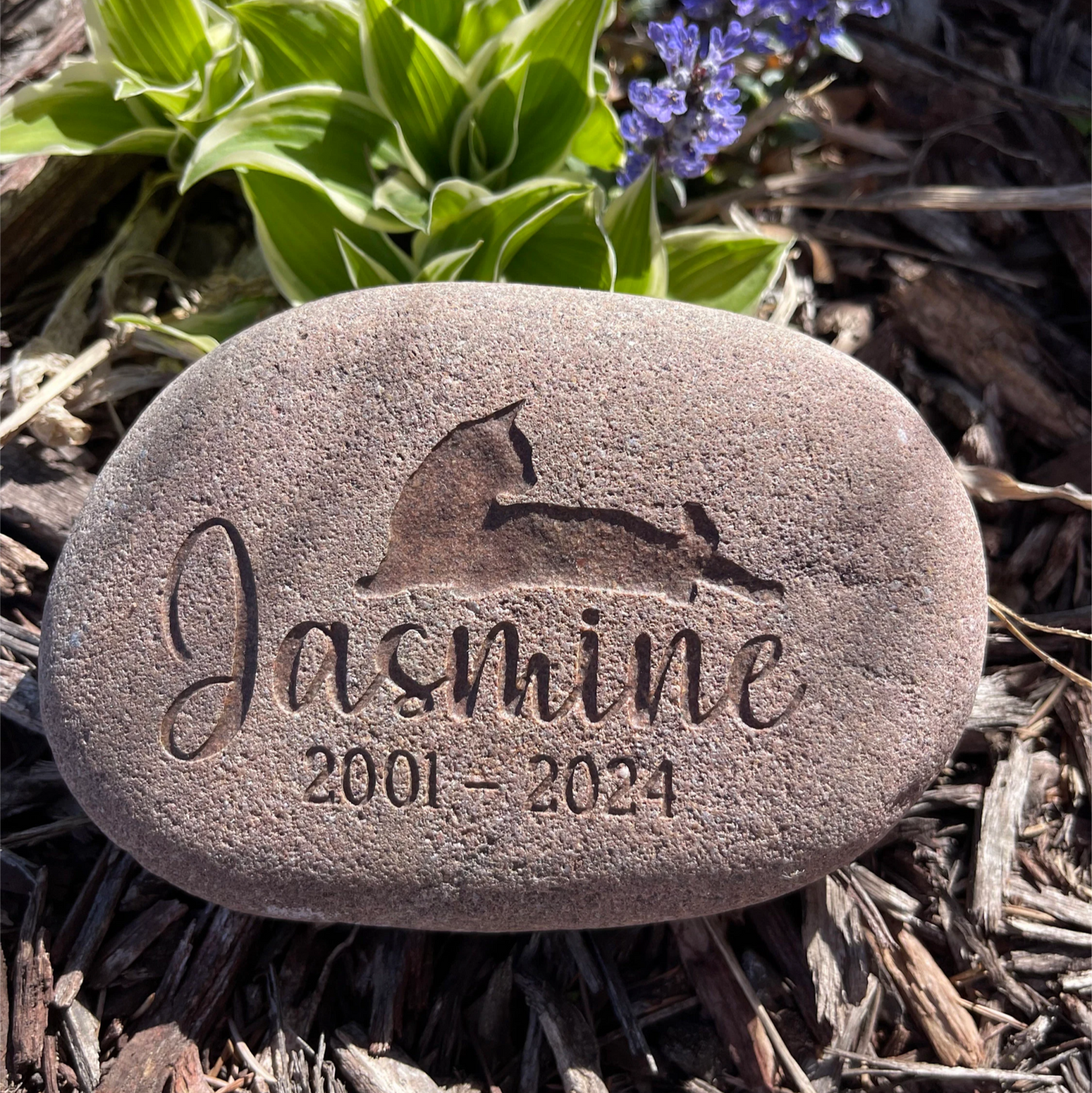 Customized Cat Memorial Stone – A Heartfelt Keepsake for Home or Garden Tribute