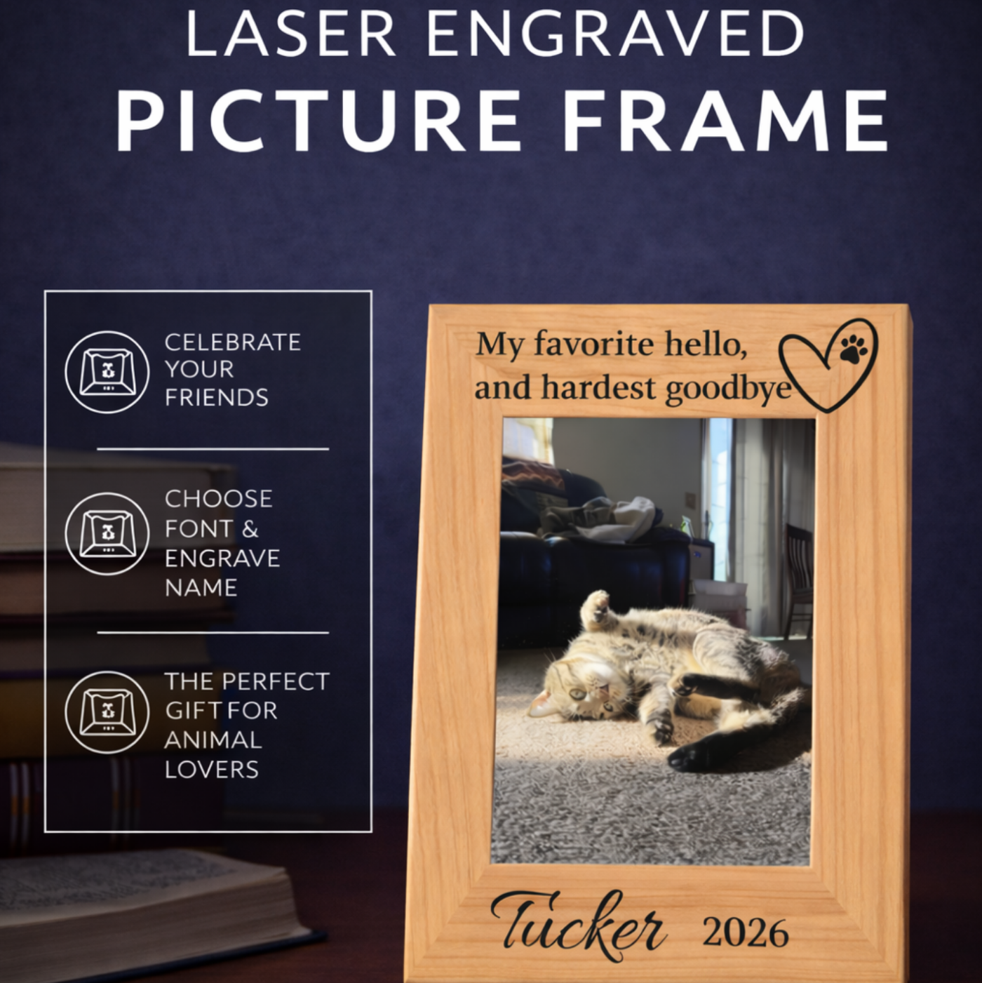 Personalized Dog Memorial Picture Frame – Forever Loved