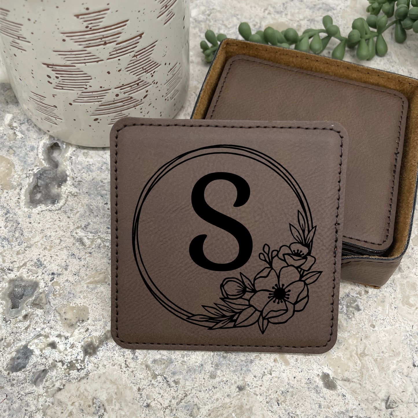 Custom Coaster - Farmhouse Floral
