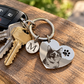 Personalized Pet Photo Keychain – Custom Engraved Pet Portrait Keepsake