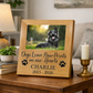 Personalized Pet Photo Memorial Frame – Dogs Leave Paw Prints on our Hearts