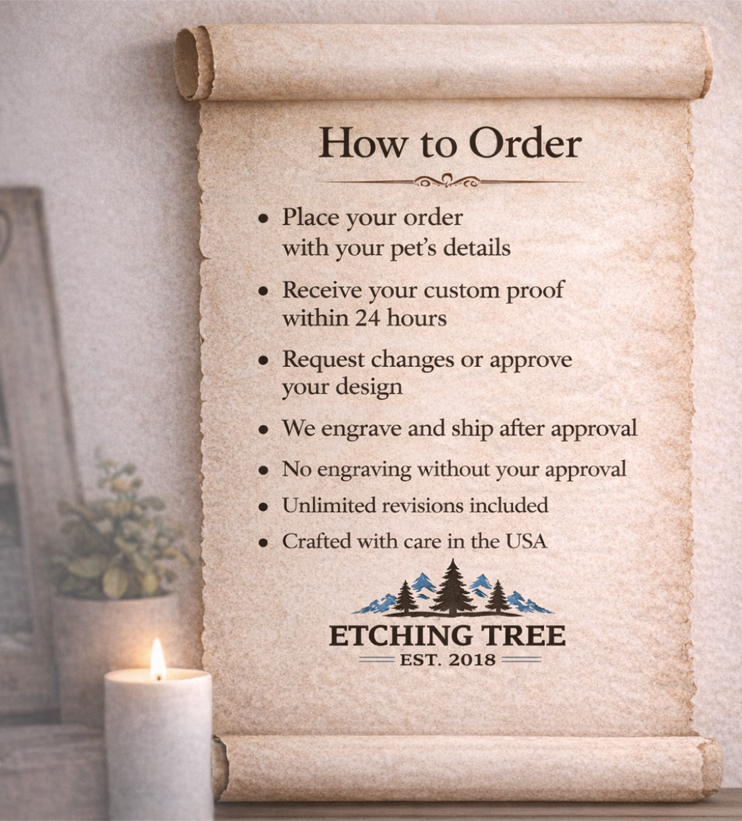 Personalized Cat Memorial Picture Frame – Paw Prints Forever Loved