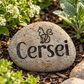 Personalized Cat Name Stone | Custom Engraved Cat Rock | Cat Memorial Stone | Garden Decor | Custom Pet Gift